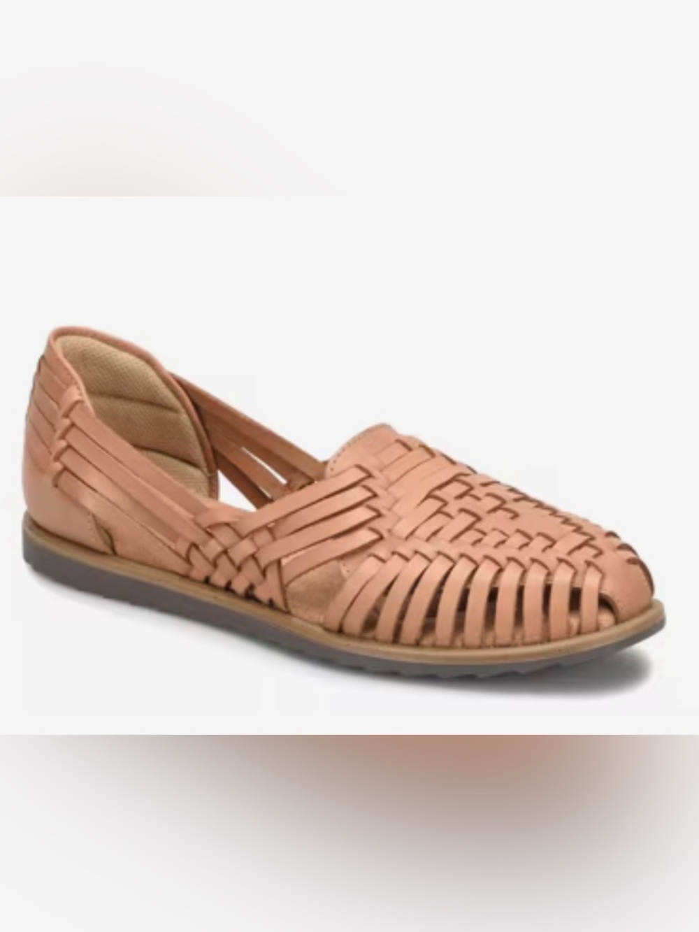 Woven Leather Huarache Sandal